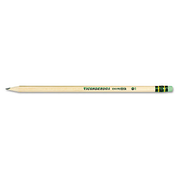 Ticonderoga® Envirostiks Pencil, Hb (#2), Black Lead, Natural Woodgrain Barrel, Dozen freeshipping - TVN Wholesale